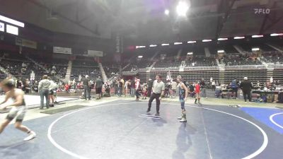 98 lbs 3rd Place - Hayden Harshman, North Big Horn Rams vs Dylan Hansen, Douglas WC