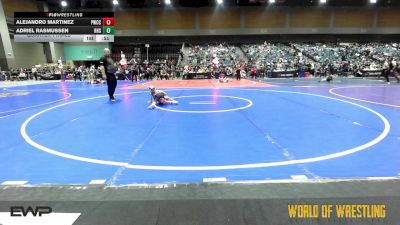 49 lbs Quarterfinal - Alejandro Martinez, Pomona Elite vs Adriel Rasmussen, Redmond High School