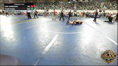84 lbs Round Of 16 - Cael Danielson, Texas Elite Wrestling vs Tyler Haxel, Prime Wrestling