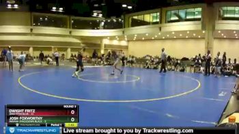 132 lbs Round 3 (10 Team) - Dwight Fritz, Ohio Titan Blue vs Josh Foxworthy, Indiana Smackdown Black