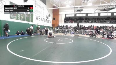 126 lbs Cons. Round 2 - Elijah Rothert, Huntington Beach vs Noah Yoo, Ramona (Riverside)