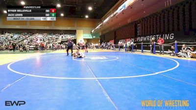 70 lbs Consi Of 4 - Ryker Belleville, Shelton Wrestling Club vs Jack Lewis, Grizzly Wrestling Club