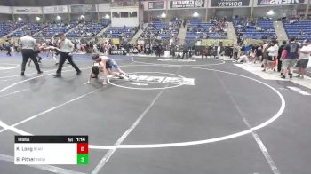 120 lbs Round Of 64 - Kash Long, Bear Cave WC vs Brody Pitner, Midwest Destroyers