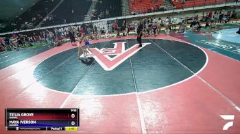 85 lbs 2nd Place Match - Te`lia Grove, Hawaii vs Maya Iverson, Alaska