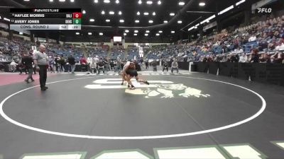 125 lbs Cons. Round 2 - Haylee Morris, Basehor-Linwood HS vs Avery Jones, DeSoto Hs