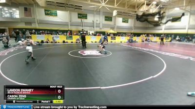 60 lbs Quarterfinal - Landon Swaney, Belle Fourche Broncs vs Cason Zens, Legends Of Gold