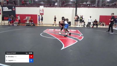 72 kg Consi Of 16 #1 - Dylan Straley, SOU Wrestling vs Carlens Lapaix, Eclipse Wrestling Club