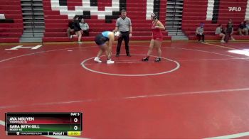 185 lbs Quarterfinal - Sara Beth Gill, Moody Hs vs Ava Nguyen, Thompson HS