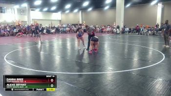 125 lbs Quarters & Wb (16 Team) - Danna Bree, Team Diamond Fish vs Alexis Bryant, South Dakota Heat