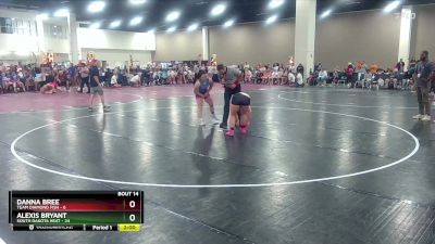 125 lbs Quarters & Wb (16 Team) - Danna Bree, Team Diamond Fish vs Alexis Bryant, South Dakota Heat