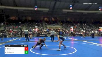 84 lbs Consolation - Zion Borge, Rare Breed Academy vs Jayden Keller, Blue Pride WC