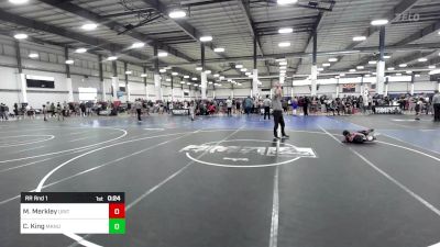 49 lbs Rr Rnd 1 - Christian King, Manu WC vs Morgan Merkley, Uintah Wrestling