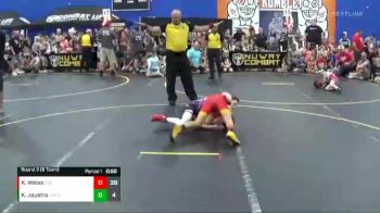 70 lbs Round 3 (6 Team) - Kai Weiss, East Kansas Eagles vs Kaden Joustra, Untouchables White