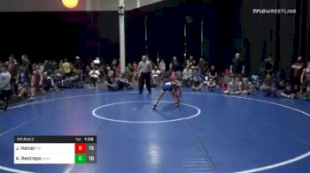 75 lbs Prelims - Jackson Hetzel, Patriot Club vs Alesandro Restrepo, Vougar's Honors Wrestling