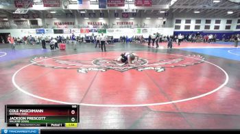 165 lbs Cons. Round 2 - Jackson Prescott, Waldorf (Iowa) vs Cole Maschmann, Hastings (Neb.)