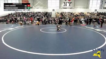 44 lbs Semifinal - Christian Egger, Grindhouse Wrestling Club vs Linux George, Olean Wrestling Club