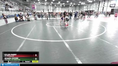 74 lbs 3rd Place Match - Rowen Moore, Team Real Life Wrestling vs Kyler Parry, Mt Spokane WC