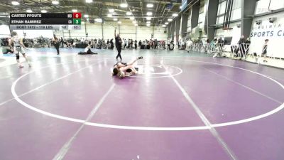 119 lbs Consi Of 8 #1 - Carter Pfouts, MO vs Ethan Ramirez, CA