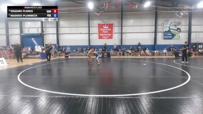 88 lbs Esquire Flores, California Gold vs Maddox Plambeck, Pennsylvania Blue