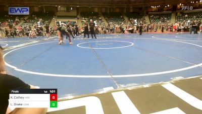 126 lbs Final - Ki'Morah Cathey, HURRICANE WRESTLING ACADEMY vs Libberty Drake, Lady Outlaw Wrestling Academy