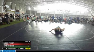 106 lbs Quarters & Wb (16 Team) - Tate Mikesell, Sanderson Wrestling Academy vs Jaxon Felker, Bear Cave