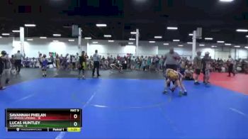 60 lbs Finals (2 Team) - Lucas Huntley, Scorpions vs Savannah Phelan, U2 Upstate Uprising