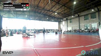 126 lbs 3rd Place - Kierra Keys, MilLard South Wrestling Club vs Lillian Klarich, Sperry Wrestling Club