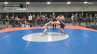 113 lbs Consi Of 64 #1 - Gregory Hellendrung, WI vs Christopher Hardeman Jr., GA