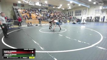 138 lbs Champ. Round 1 - Chris Guzman, Laguna Hills vs Rufus Ekberg, Santa Monica