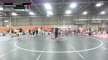 24 lbs Rr Rnd 1 - Brynlee Myers, Maine Trappers White - GK8E vs Noella Thiel, Lady Warriors United - GK8E