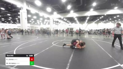 150 lbs Round Of 16 - Avery Jones, Oakdale, Wrestling vs Maximus Kiriakos, Hesperia HS