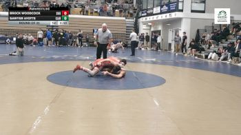 165 lbs Round Of 32 - Brock Woodcock, Southern Illinois vs Sawyer Ayotte, Clarion
