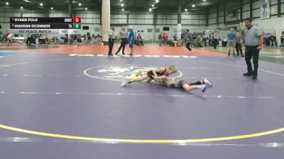 55 lbs 1st Place Match - Ryker Polk, Great Bridge Wrestling Club vs Hudson OConnor, New Kent