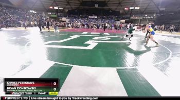74 lbs Cons. Round 3 - Bryan Zionskowski, Gig Harbor Grizzlies Wrestling Club vs Chaves Petronave, Washington