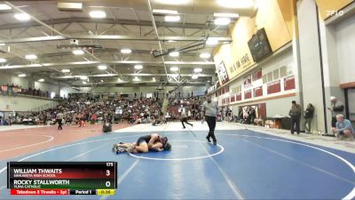 175 lbs Cons. Semi - William Thwaits, Sahuarita High School vs Rocky Stallworth, Yuma Catholic