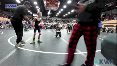 58 lbs Consi Of 8 #2 - Gray Fife, Tecumseh Youth Wrestling vs Dawson Rigdon, Piedmont