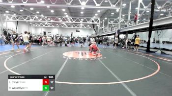 134 lbs Quarterfinal - Liam Dwyer, Empire Wrestling Academy Gold vs Pat Woloshyn, Escape The Rock Dual Team