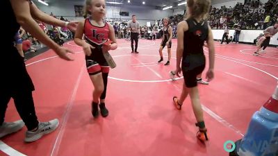 78 lbs Rr Rnd 3 - Lynkin Carter, Wildcat Takedown Club vs Adalee Burkhart, Coweta Tiger Wrestling