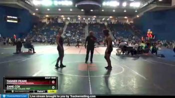 160 lbs Cons. Round 5 - Tanner Peake, Hunterdon Central Regional vs Zane Cox, Benedictine College Prep