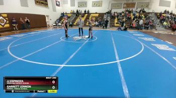 126 lbs Round 3 - Garrett Lennon, Powell Middle School vs Jj Espinoza, Worland Middle School
