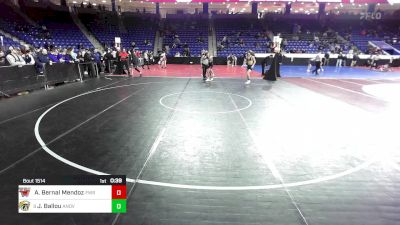 120 lbs Consi Of 16 #2 - Andres Bernal Mendoza, Fairfield Warde vs Jason Ballou, Andover