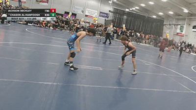 115 lbs Champ. Rd Of 32 - Chason Al-Hanfoosh, NXT Level Wrestling Academy vs Jackson Beckley, Team Tulsa Wrestling Club