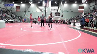 92-98 lbs Rr Rnd 3 - Rayna Reyes, Sperry Wrestling Club vs Levi Matheny, Skiatook Youth Wrestling