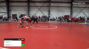 197 lbs Quarterfinal - Sam Ware, Springfield vs Jeremy Berson, Coast Guard