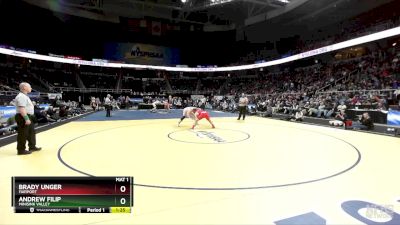 I-172 lbs 1st Place Match - Brady Unger, Fairport vs Andrew Filip, Minisink Valley