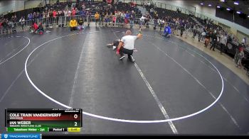 63 lbs Semifinal - Ian Weber, Ringers Wrestling Club vs Cole Train Vanderwerff, Wisconsin