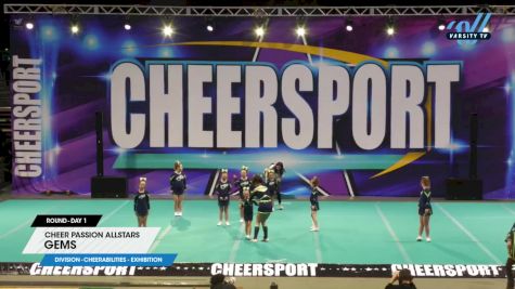 Cheer Passion Allstars - Gems [2024 CheerABILITIES - Exhibition Day 1] 2024 CHEERSPORT Charlotte Classic