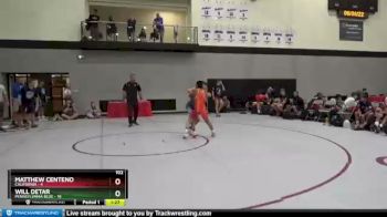 102 lbs Semis & 1st Wrestleback (8 Team) - Matthew Centeno, California vs Will Detar, Pennsylvania Blue