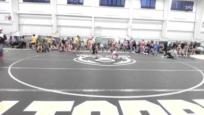 50 lbs Semifinal - Adelynn Jo Perry, Lady Pitbulls-Girls vs Carla Kershisnik, EP Rattlers-Girls