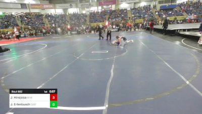 85 lbs Consi Of 32 #2 - Jaziah Hinojosa, Severance Middle School vs Jakson Erlenbusch, Custer County